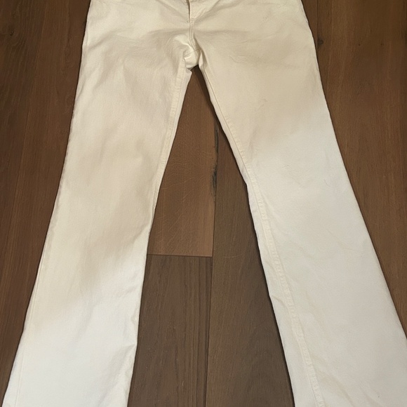 Gucci White Low Rise Jeans - Picture 5 of 8